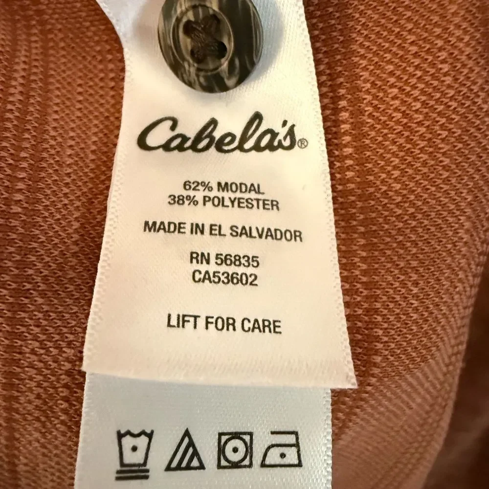 Cabela's Men's Burnt Orange Short-Sleeve Polo XL